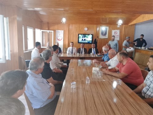 Genel Sekreterimiz Mesut Ovalı, Kadirli Bakımevi'nde İstişare Toplantısı Yaptı